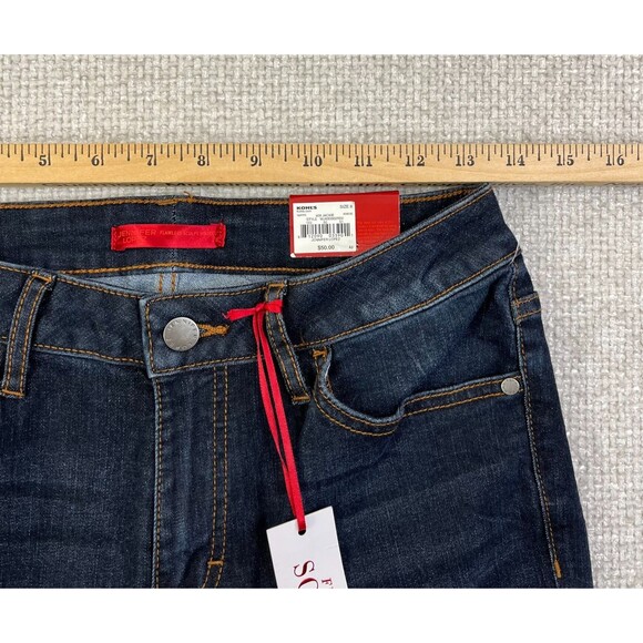 NEW Jennifer Lopez JLo Jeans Flawless Sculpt Bootcut Women's Size 8 Blue Denim - Picture 10 of 14